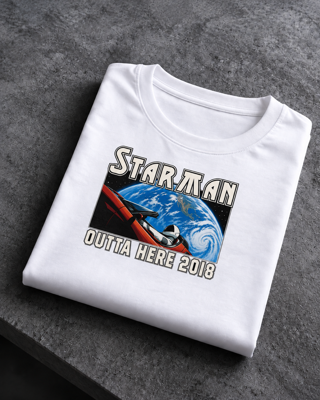 Camiseta STARMAN – Blanco