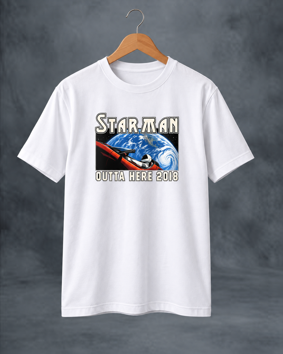 Camiseta STARMAN – Blanco