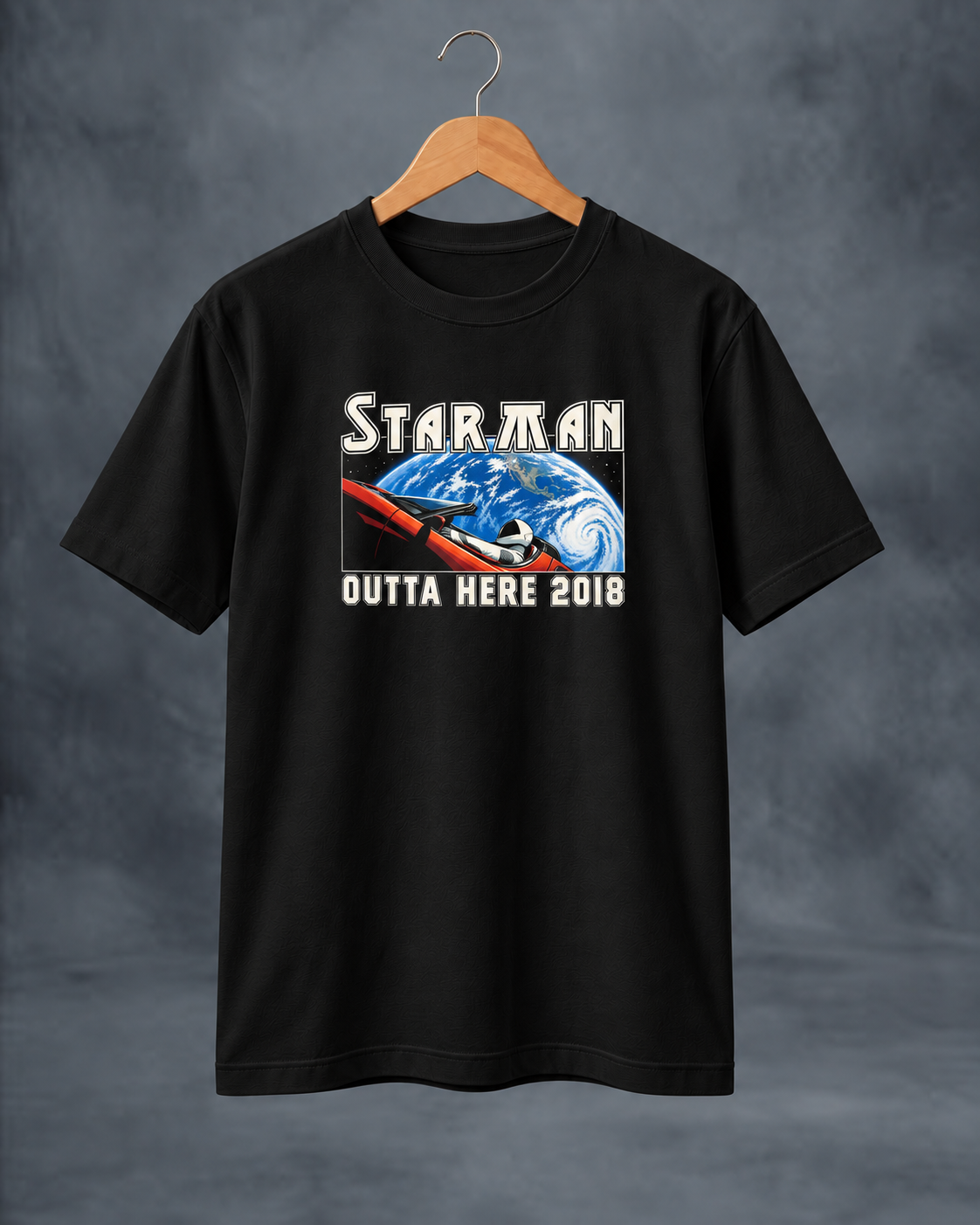 Camiseta STARMAN – Negro