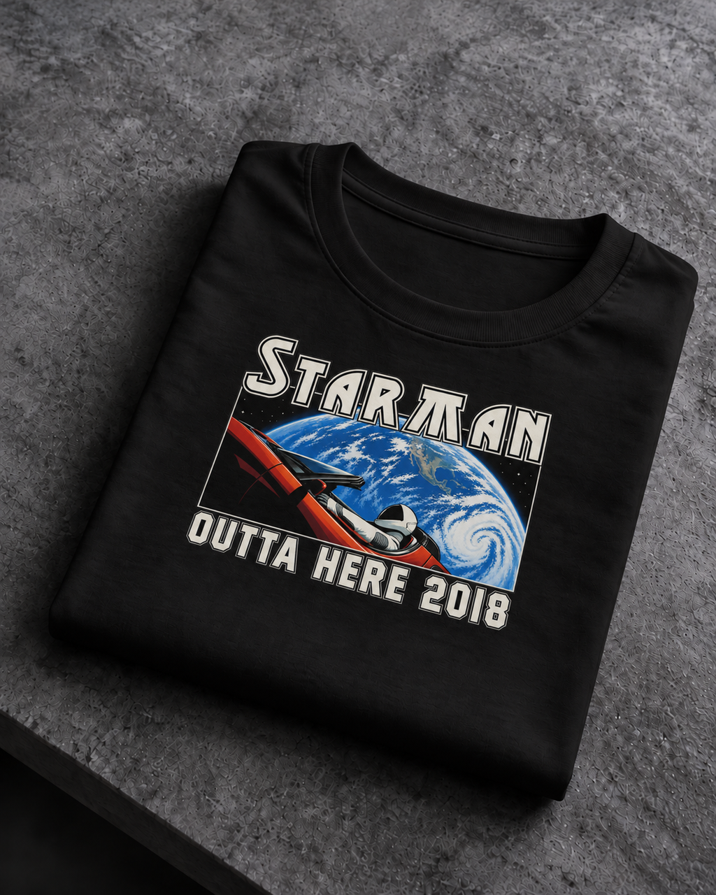 Camiseta STARMAN – Negro