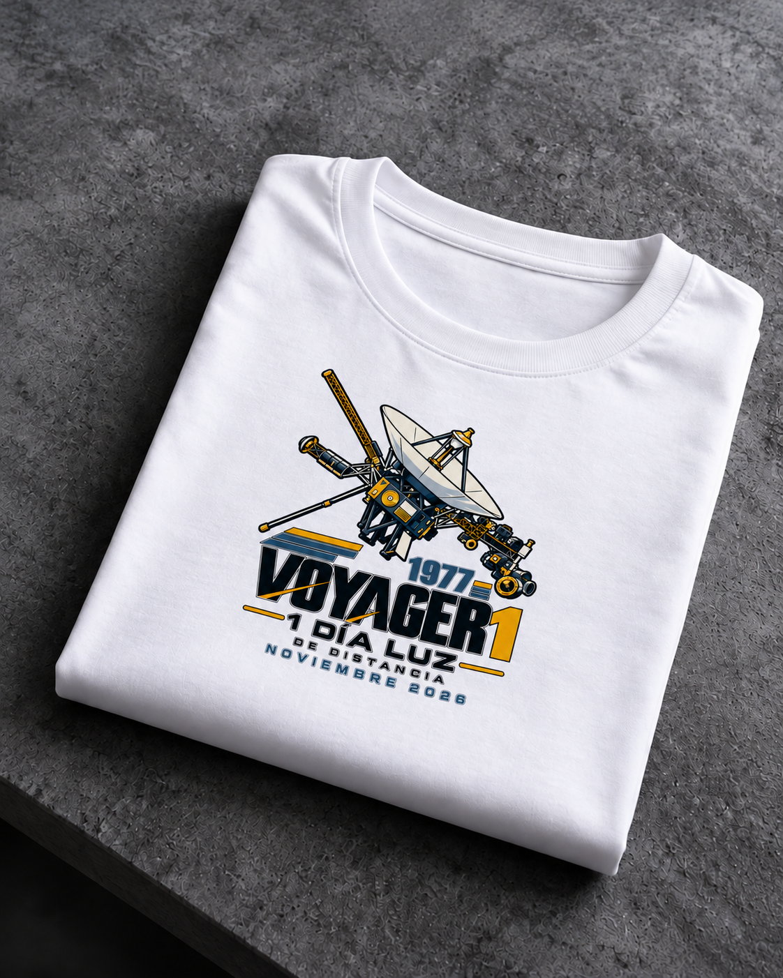 Camiseta Voyager 1 - 1 Día Luz
